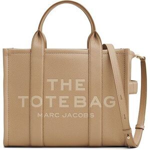 Marc Jacobs The Leather Medium Tote Bag - CAMEL